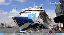 De elegante Regal Princess lag in de haven van Rotterdam!